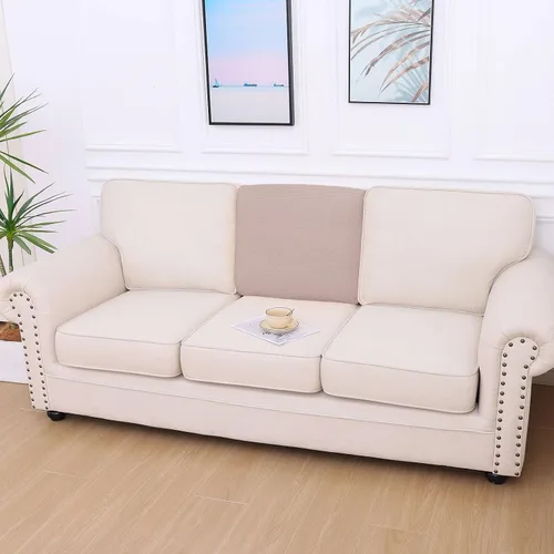 Vista 91 de hyha Fundas impermeables para sofá seccional, fundas de cojín Beige