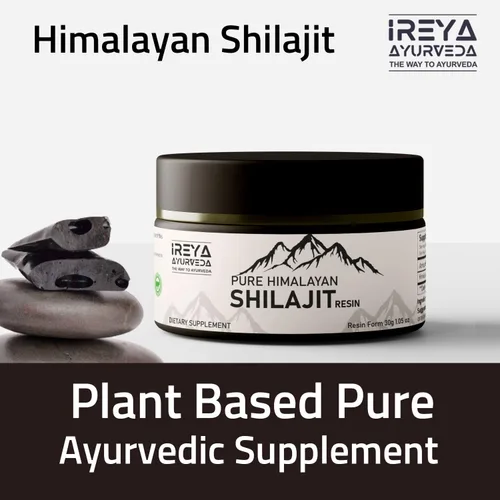 Vista 4 de Himalaya Shilajit Resina pura y original 1.05 oz (1.05 onzas) - Suplemento de hierbas ayurvédicas 100% natural para hombres y mujeres, aumenta