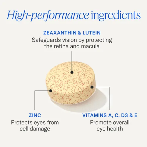 Vista 4 de EyePromise Vizual Edge Chew Performance - Vitamina para los ojos con certificación NSF para el deporte y la vitamina oficial para los ojos