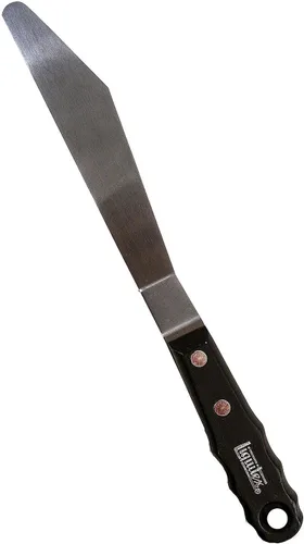 Vista 42 de Liquitex Cuchillo de pintura pequeño profesional Freestyle, n.º 1, plata/negro