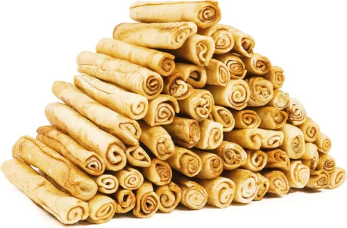 Vista 12 de MON2SUN Rollos de rawhide para perro con forma de Twist Sticks de 6.5 pulgadas, golosinas masticables sabor pollo, 18 unidades para cachorros