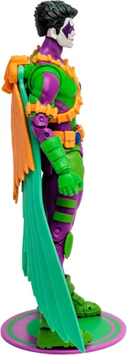 Vista 8 de McFarlane Toys - DC Multiverse Red Robin (Jokerized) Gold Label, figura de acción de 7 pulgadas