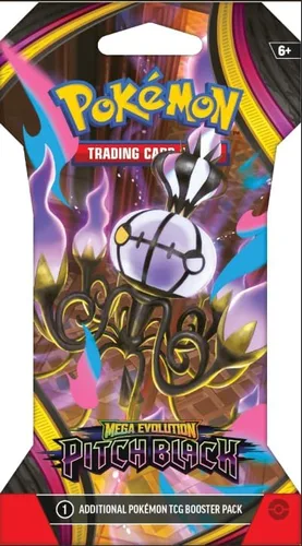 Vista 3 de Pokemon TCG Mega Evolution Pitch - Paquete de refuerzo de manga negra