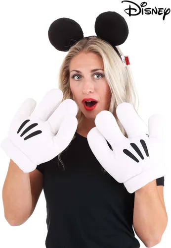 Vista 2 de Juego de orejas y guantes de Mickey
