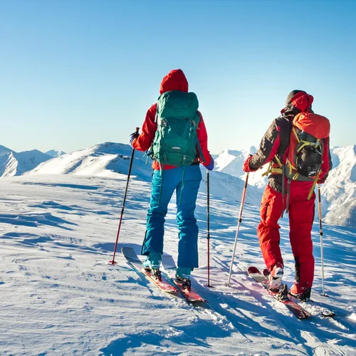 Vista 6 de SANYIYIBA 2 pares de calcetines de esquí de lana merina profesional para deportes de invierno, esquí, patinaje, senderismo, escalada, snowboard