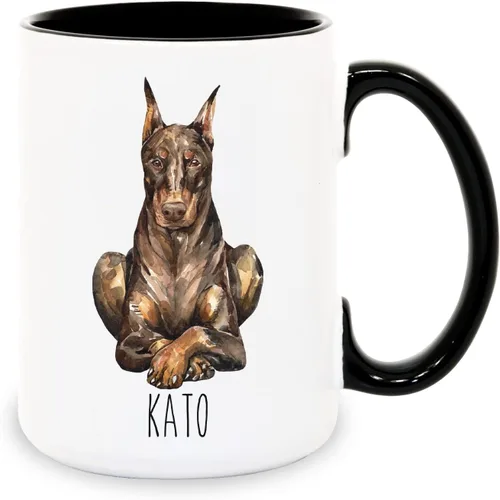 Vista 13 de Tazas de café personalizadas Beagle con nombre para mamá y papá de perro - Regalos personalizados para mejores amigos - Regalo para abuela y abuelo