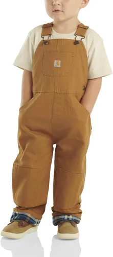 Vista 2 de Carhartt - Overol de lona lavada con forro de franela para bebé niño