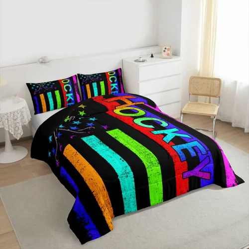 Vista 71 de Juego de ropa de cama de baloncesto para niños y adolescentes, juego de edredón deportivo para niños, tamaño matrimonial, suave, ligero, decoración