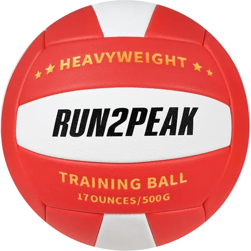 Vista 15 de RUN2PEAK Setter Training Volleyball Official Size 5 Volleyballs Heavy Weight Ball PU Practice Volley Balls for Indoor Rebounder Equipment Setters