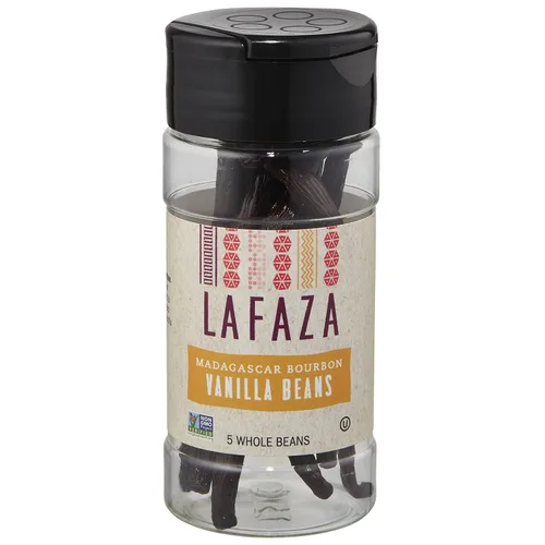 Vista 6 de Lafaza Granos enteros de vainilla Bourbon de Madagascar, 1 libra, sin OMG