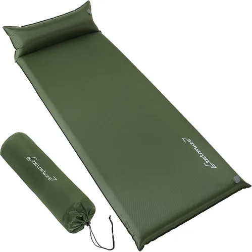 Vista 8 de Clostnature Colchoneta de dormir autoinflable para camping, almohadilla de campamento de 1.5/2/3 pulgadas, almohadilla de colchón inflable ligera