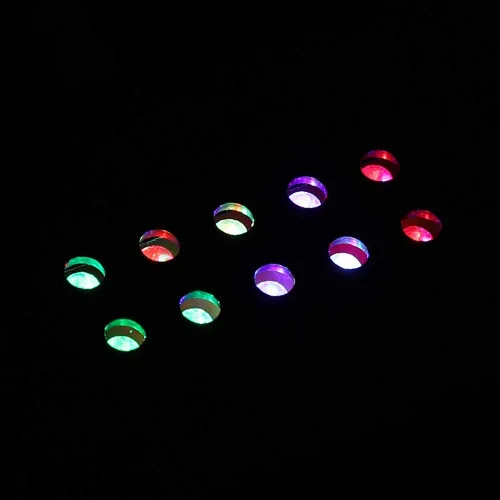 Vista 7 de Yosoo 2 piezas de soporte de base de luz, soporte de pantalla de lámpara LED, soporte de base de arte de cristal de cristal para enchufe de EE. UU.