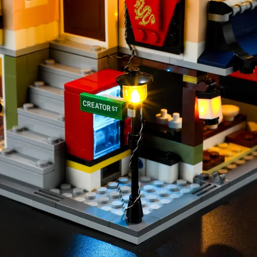 Vista 5 de BRIKSMAX Kit de iluminación LED para LEGO-31131 Downtown Noodle Shop - Compatible con Lego Creator 3 en 1 modelo de bloques de construcción - No