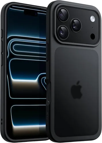 Vista 26 de JETech Funda mate para iPhone 17, color negro
