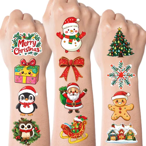 Vista 17 de JCFIRE Decoraciones del 4 de julio, 100 piezas de tatuajes temporales para niños y adultos, decoraciones patrióticas, accesorios del 4 de julio
