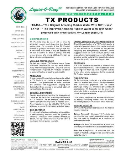 Vista 9 de Polvo solidificante TX-151 – Ideal para moldeo, fines educativos y más – Aditivo hidrófilo para el agua, no tóxico, fabricado en los Estados Unidos