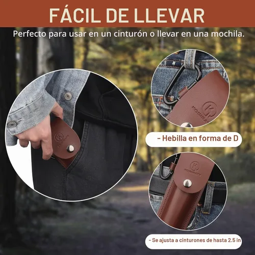 Vista 9 de Kosibate Bushcraft Gear, Llave de Barrena Manual para Facilitar la Perforación de Madera - Llave de Colonos y Herramientas de Bushcraft Perfectas