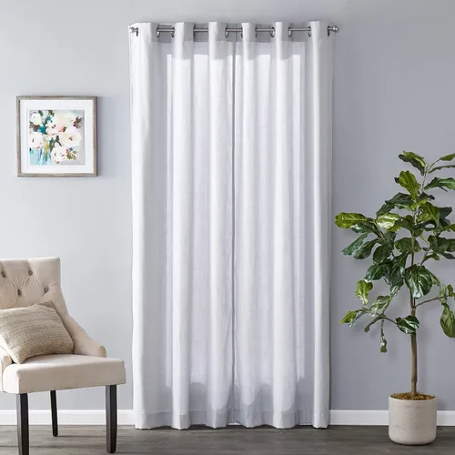 Vista 8 de SKL Home by Saturday Knight Ltd. Panel de Raine SUNSAFE, gris paloma, 40 pulgadas x 95 pulgadas