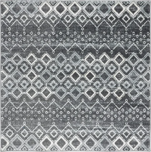 Vista 27 de SAFAVIEH Amsterdam Collection Alfombra Decorativa - 2.3 pies x 4 pies, Negro & Multi, Diseño Marroquí Bohemio, Sin Desprendimiento y Fácil Cuidado