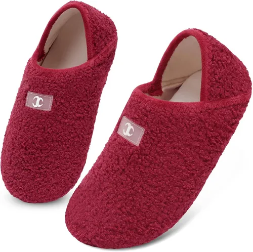 Vista 20 de Scurtain - Zapatillas de casa para mujer y hombre, zapatos de casa, calcetines cómodos, zapatos ligeros unisex para adultos descalzos