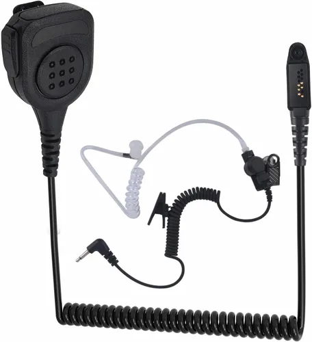 Vista 13 de WODASEN Micrófono de altavoz de radio impermeable Walkie Talkie Micrófono de mano para Retevis Ailunce HD1 RT29 RT47 RT47V RT48 RT82 RT83 RT87 NR30