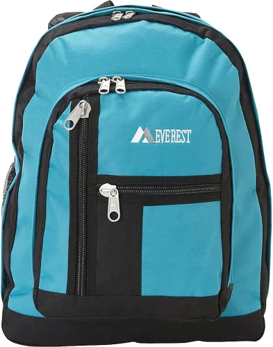 Vista 3 de Everest - Mochila con compartimento principal doble, Burgundy), 5045-BURGBK