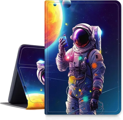 Vista 15 de Funda para tablet Amazon Kindle Fire HD 10 y 10 Plus de 10.1" (11ª generación, versión 2021), funda plegable con función de encendido y apagado
