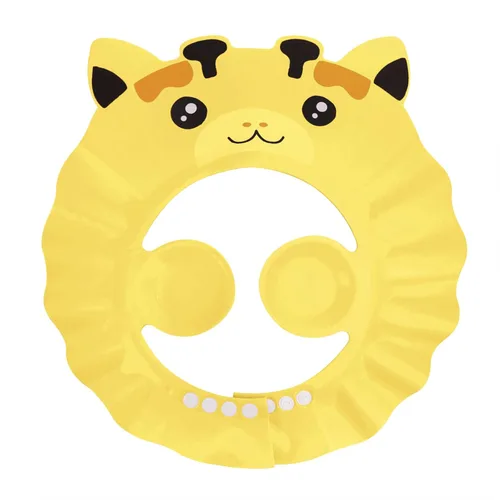 Vista 10 de Gorro de ducha para bebé, gorra de baño, visera de baño, protector de champú para lavado de cabello para niños, ajustable, impermeable, visera