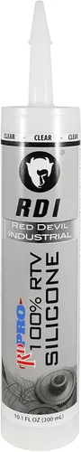 Vista 9 de Red Devil 08162I RD PRO RTV de grado industrial 100% silicona resistente a la intemperie, tubo de 10.1 oz, almendra, paquete de 1