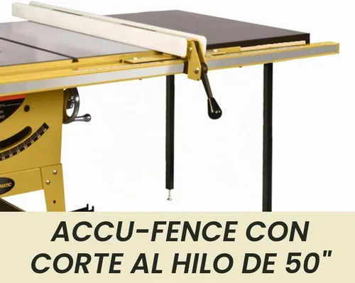 Vista 2 de Powermatic Sierra de mesa de 10 pulgadas, rasgadura de 50 pulgadas, 1-3/4 HP, 115/230 V 1Ph (modelo 64B)