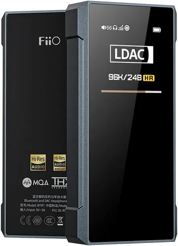 Vista 8 de FiiO BTR7 Amplificador de auriculares Bluetooth Receptor de alta resolución portátil DAC compatible con LDAC/aptX HD/MQA 384K/32Bit DSD256