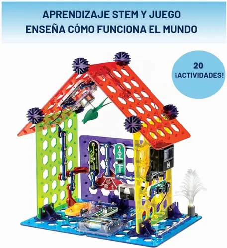Vista 7 de Snap Circuits Elenco Kit de construcción de electrónica para el hogar de Snap Circuits para niños a partir de 8 años
