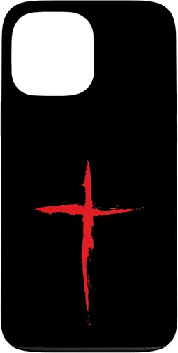 Vista 24 de Funda con Crucifijo de Símbolo Religioso de la Cruz Roja Sangre para iPhone 16