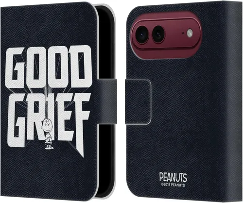 Vista 121 de Head Case Designs Funda de piel con licencia oficial de Peanuts Charlie Brown Good Grief Rock Tees compatible con Apple iPhone 11 Charlie Brown Buen