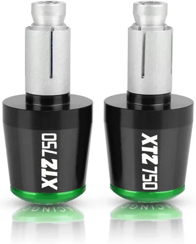 Vista 3 de Extremos de manillar de motocicleta para XTZ 750 XTZ750 Super TENERE 1989-1996 22MM manillar Grips Cap Anti vibración Silder Plugs (Color : 1)