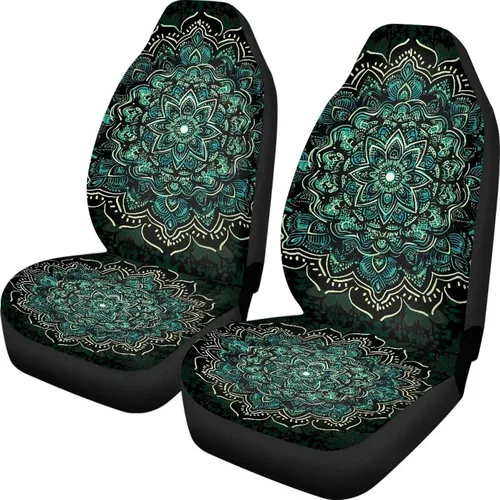 Vista 12 de Juego de 2 fundas de asiento delantero de automóvil, con diseño de bandera estadounidense, juego de 2 accesorios automotrices extraíbles, ajuste