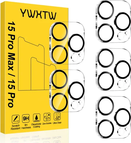 Vista 20 de YWXTW Protector de lente de cámara para iPhone 17 Pro, cobertura completa, protector de pantalla de lente de vidrio templado para iPhone 17 Pro
