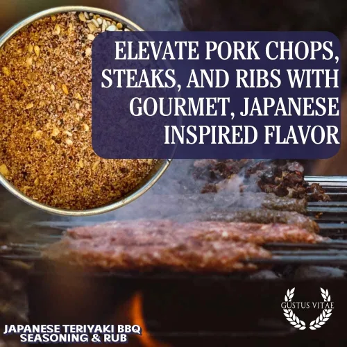 Vista 6 de Condimento y frote japonés para barbacoa Teriyaki Mezcla de especias totalmente naturales Lote pequeño, hecho a mano Mezcla de especias