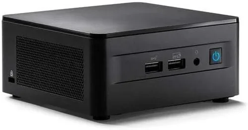 Vista 4 de Intel NUC13 Tiny Client Mini PC de escritorio 13ª 12-Core i7-1360P 32GB DDR4 1TB NVMe SSD 1TB HDD Iris Xe Graphics WiFi 6E RJ-45 2 x Thunderbolt4 2