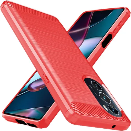 Vista 9 de Osophter Funda para Motorola Edge Plus 2022, Moto Edge Plus 2022, absorción de golpes, flexible de goma de TPU, funda protectora para Motorola Edge