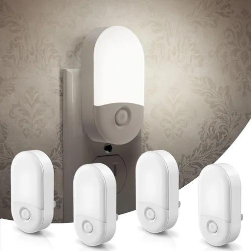 Vista 12 de L LOHAS LED Luces nocturnas enchufables a la pared, [2 unidades] Luz nocturna LED regulable con sensores de luz, luces nocturnas de brillo ajustable