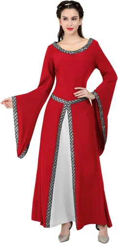 Vista 160 de Kranchungel - Vestidos renacentistas de estilo medieval/irlandés/campesino para mujer; disfraz de hada, para bailes