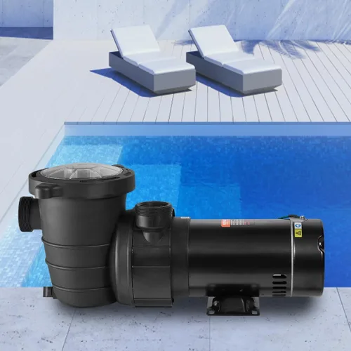 Vista 8 de VEVOR Bomba de piscina 2 HP 6090 GPH Max Flow Bomba de velocidad única, 115