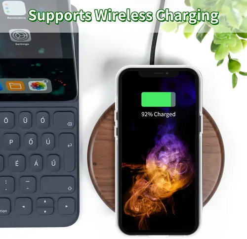 Vista 5 de Funda transparente para Samsung A15 5G de 6.5 pulgadas, doble capa protectora a prueba de golpes de PC transparente de silicona suave