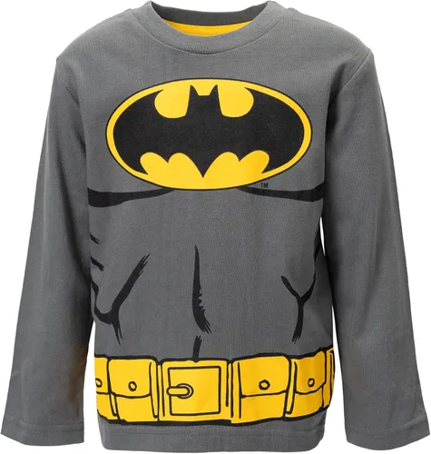 Vista 5 de DC Comics Liga de la Justicia Batman Superman Flash Aquaman - Camiseta de manga larga (4 unidades)