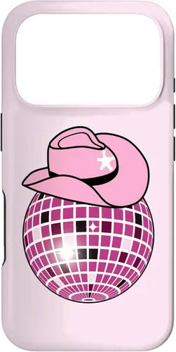 Vista 30 de Cowboy Hat Disco Ball Pink Cowgirl Case for iPhone 17
