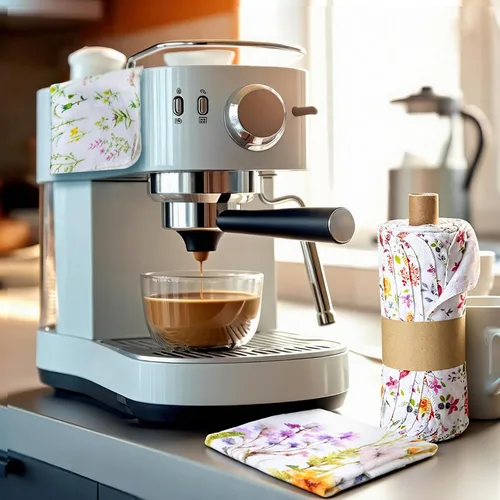 Vista 4 de Paquete de 6 paños de cocina reutilizables, toallas de algodón, flores silvestres