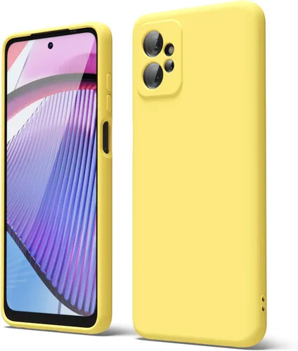 Vista 8 de oakxco para Motorola Moto G Power 2022 Funda de teléfono/Moto G Play 2023 Funda de teléfono de silicona líquida, goma de goma delgada y suave en gel