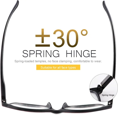 Vista 2 de Gafas de sol fotocrómicas de transición para hombres y mujeres con bisagra de resorte miopía miopía Anit UV Gafas de sol
