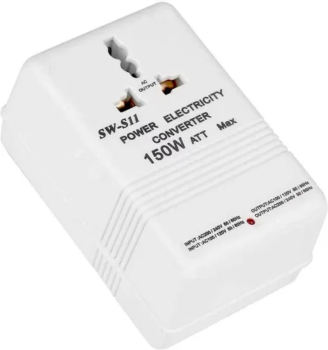 Vista 5 de Adaptador de viaje del convertidor de voltaje de 150 W, convertidor de corriente AC110V/120V a 220V/240V Step-Up & Down Transformador